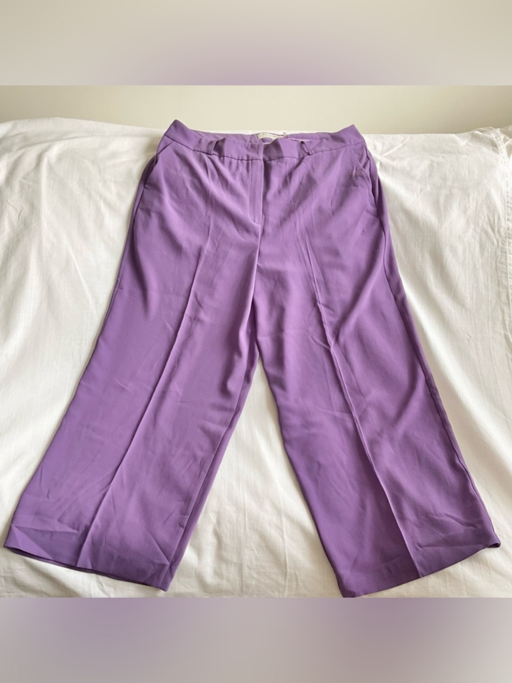 Exquise | Lilac Purple Wide Leg Trousers | 2X